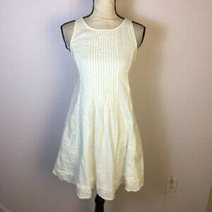 Old Navy Mini A-line Dress Sz XS Womans White 100% Cotton Sleeveless Beach Boho